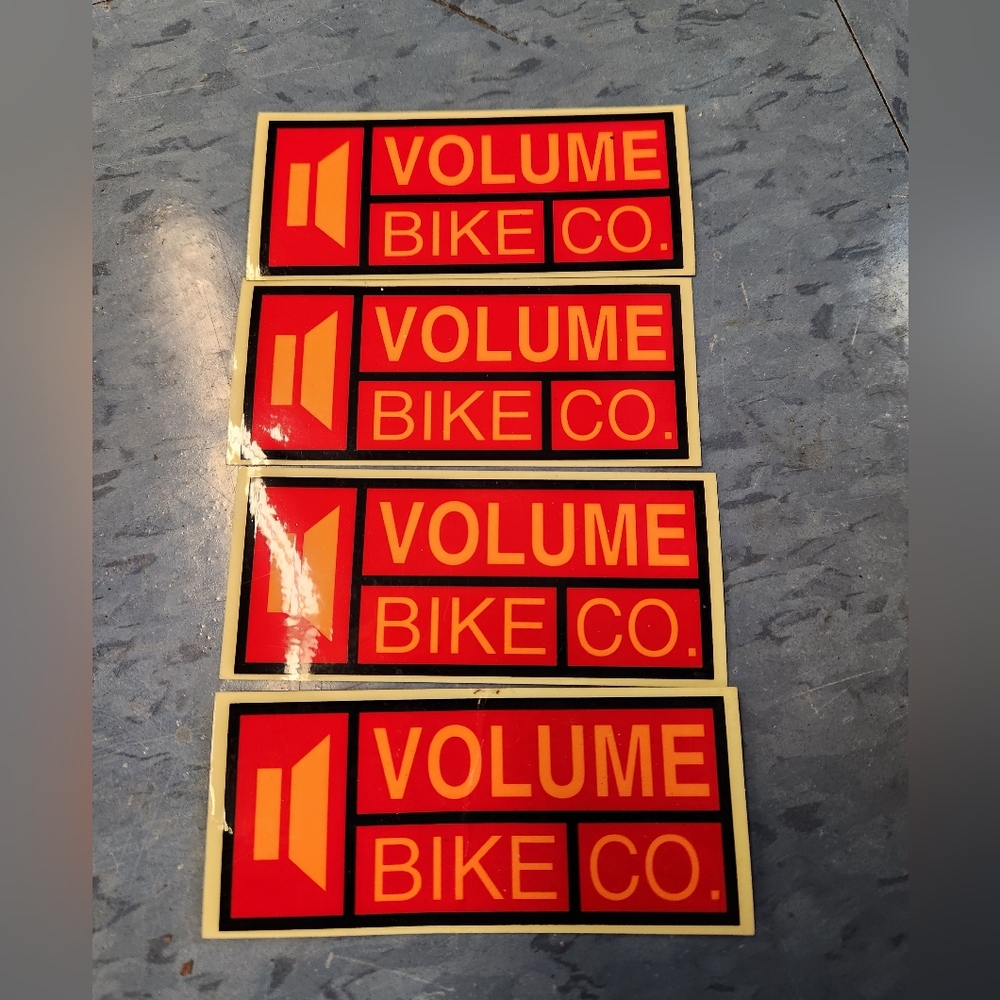 Volume Bike Company Midschool BMX/Freestyle Stickers from the mid 90s